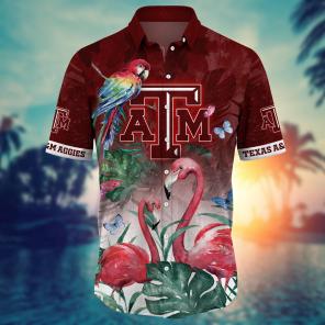 Texas A&M Aggies NCAA Flower Hawaii Shirt For Fans Ver 29