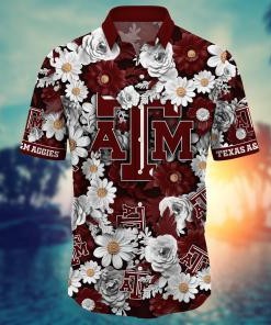 Texas A&M Aggies NCAA Flower Hawaii Shirt For Fans Ver 3
