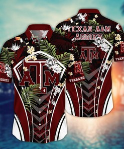 Texas A&M Aggies NCAA Flower Hawaii Shirt For Fans Ver 30