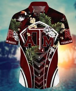 Texas A&M Aggies NCAA Flower Hawaii Shirt For Fans Ver 30