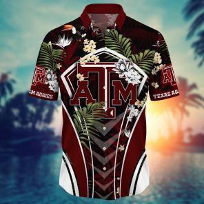 Texas A&M Aggies NCAA Flower Hawaii Shirt For Fans Ver 30