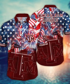 Texas A&M Aggies NCAA Flower Hawaii Shirt For Fans Ver 31