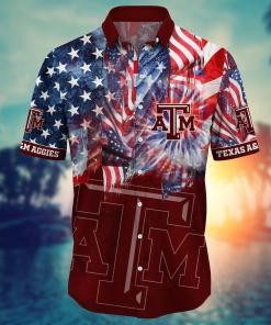 Texas A&M Aggies NCAA Flower Hawaii Shirt For Fans Ver 31