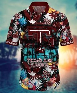 Texas A&M Aggies NCAA Flower Hawaii Shirt For Fans Ver 33