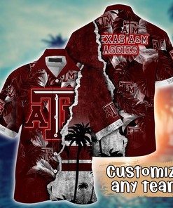 Texas A&M Aggies NCAA Flower Hawaii Shirt For Fans Ver 34