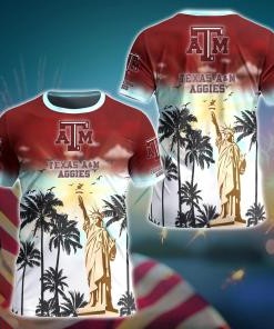 Texas A&M Aggies NCAA Flower Hawaii Shirt For Fans Ver 36