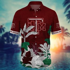 Texas A&M Aggies NCAA Flower Hawaii Shirt For Fans Ver 6