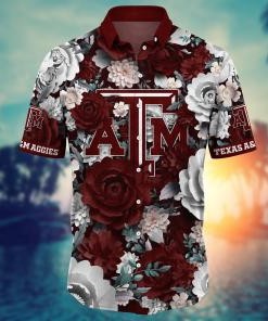 Texas A&M Aggies NCAA Flower Hawaii Shirt For Fans Ver 7