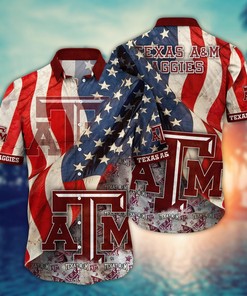 Texas A&M Aggies NCAA Flower Hawaii Shirt For Fans Ver 9