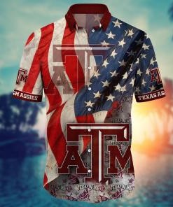 Texas A&M Aggies NCAA Flower Hawaii Shirt For Fans Ver 9