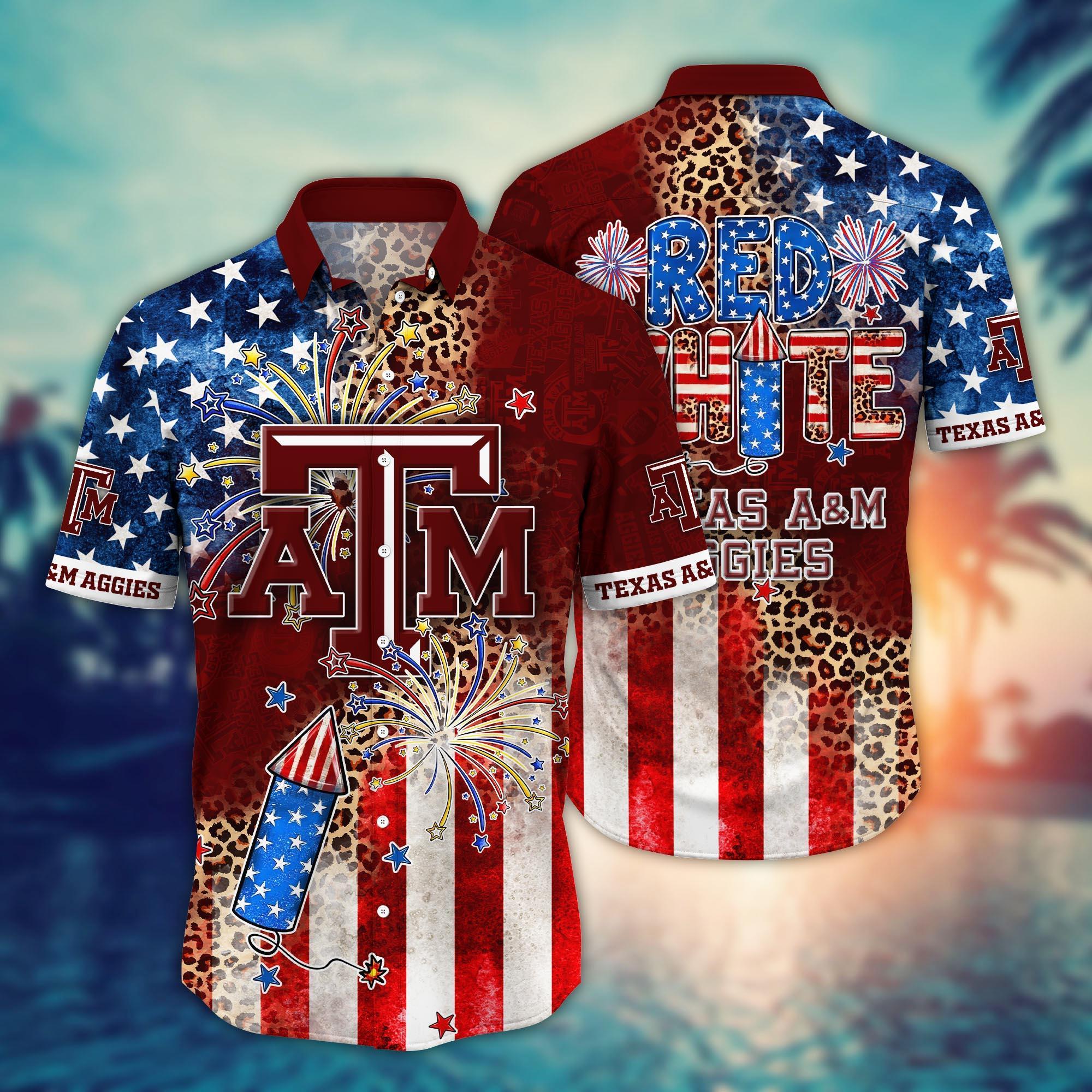 Texas A&M Aggies NCAA Hawaii Shirt Ver 1
