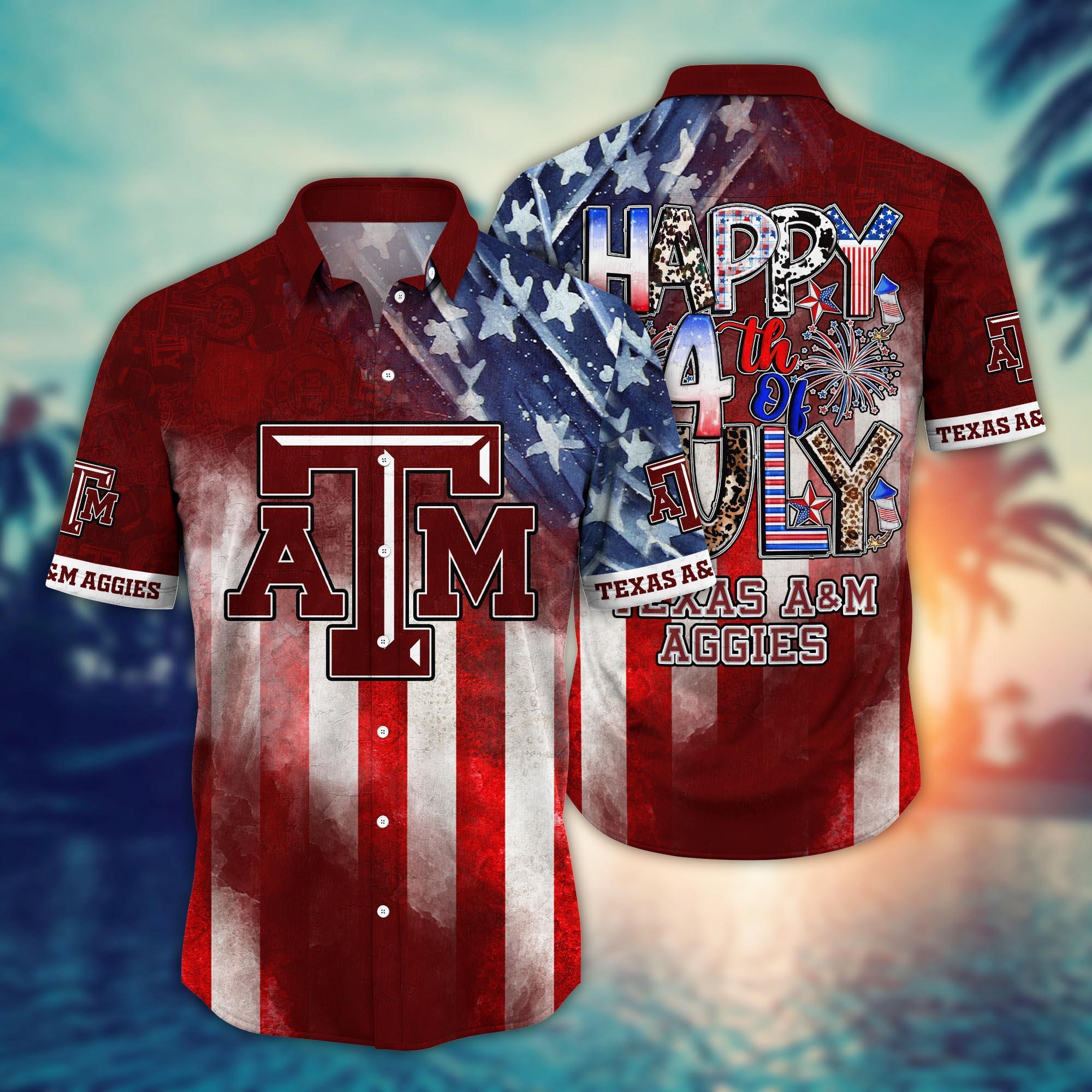 Texas A&M Aggies NCAA Hawaii Shirt Ver 2