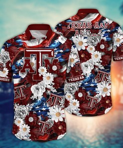 Texas A&M Aggies NCAA Hawaii Shirt Ver 3