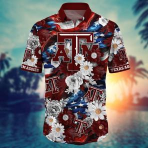 Texas A&M Aggies NCAA Hawaii Shirt Ver 3
