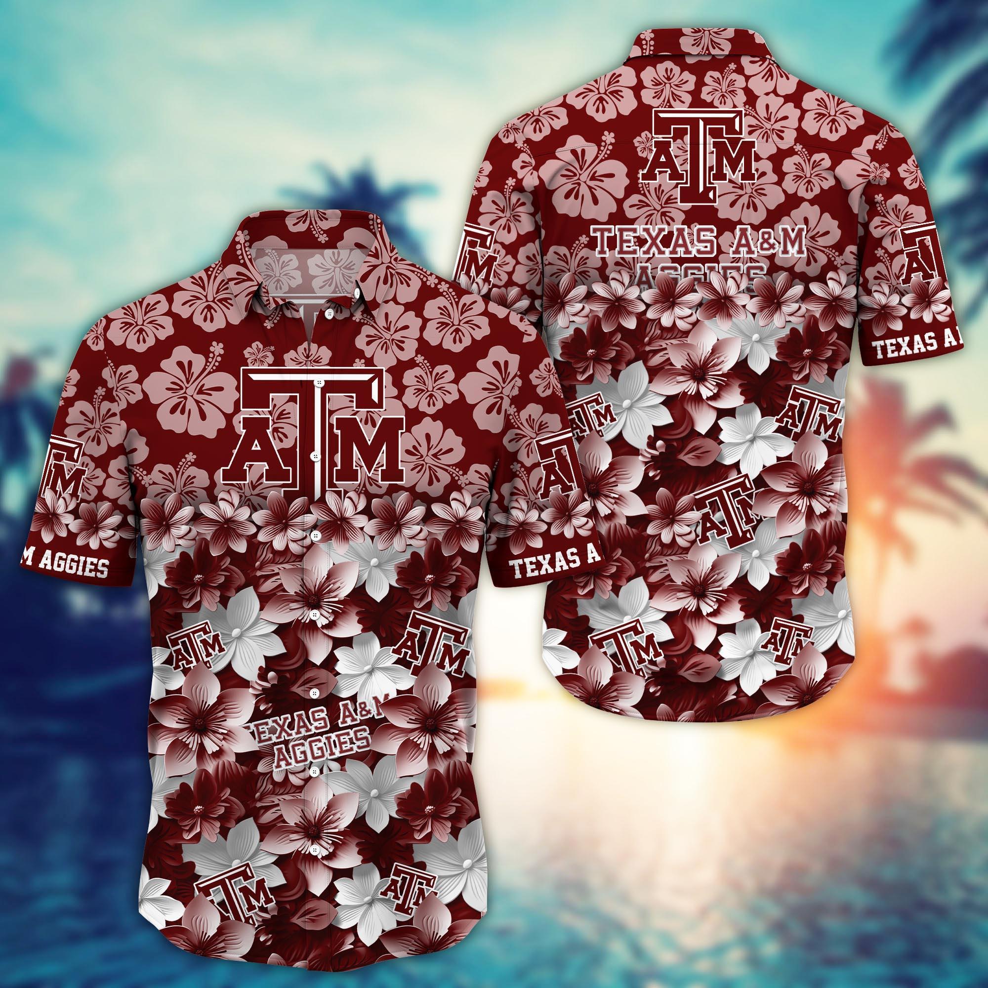 Texas A&M Aggies NCAA Hawaiian Shirt Gift For Fan
