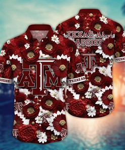 Texas A&M Aggies NCAA Hawaiian Shirt for This Summer Customize Shirt Any Team