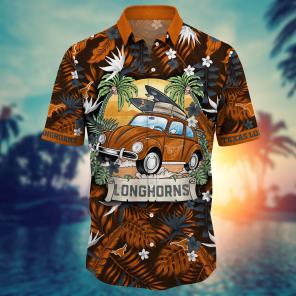 Texas Longhorns NCAA Flower Hawaii Shirt For Fans Ver 1