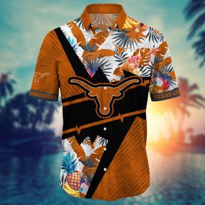 Texas Longhorns NCAA Flower Hawaii Shirt For Fans Ver 10