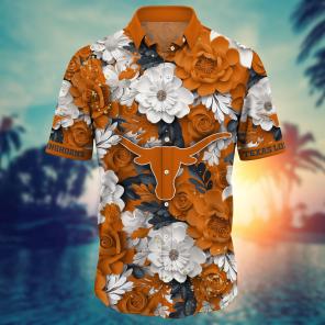 Texas Longhorns NCAA Flower Hawaii Shirt For Fans Ver 11