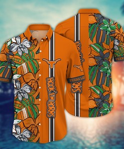 Texas Longhorns NCAA Flower Hawaii Shirt For Fans Ver 12