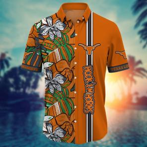 Texas Longhorns NCAA Flower Hawaii Shirt For Fans Ver 12