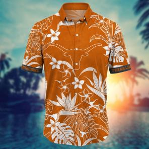 Texas Longhorns NCAA Flower Hawaii Shirt For Fans Ver 13