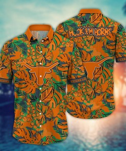 Texas Longhorns NCAA Flower Hawaii Shirt For Fans Ver 14