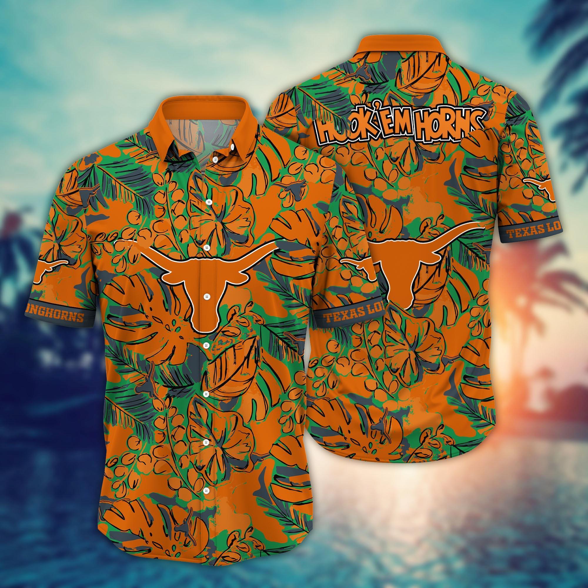 Texas Longhorns NCAA Flower Hawaii Shirt For Fans Ver 14