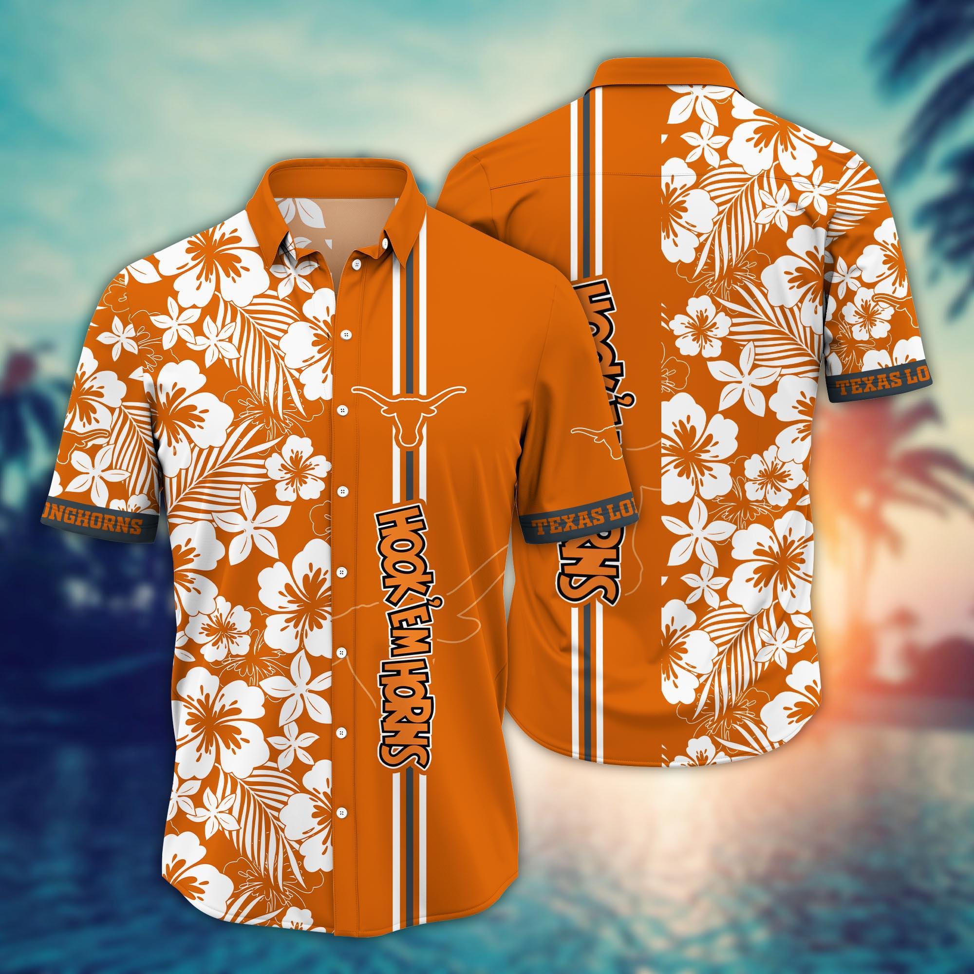 Texas Longhorns NCAA Flower Hawaii Shirt For Fans Ver 19