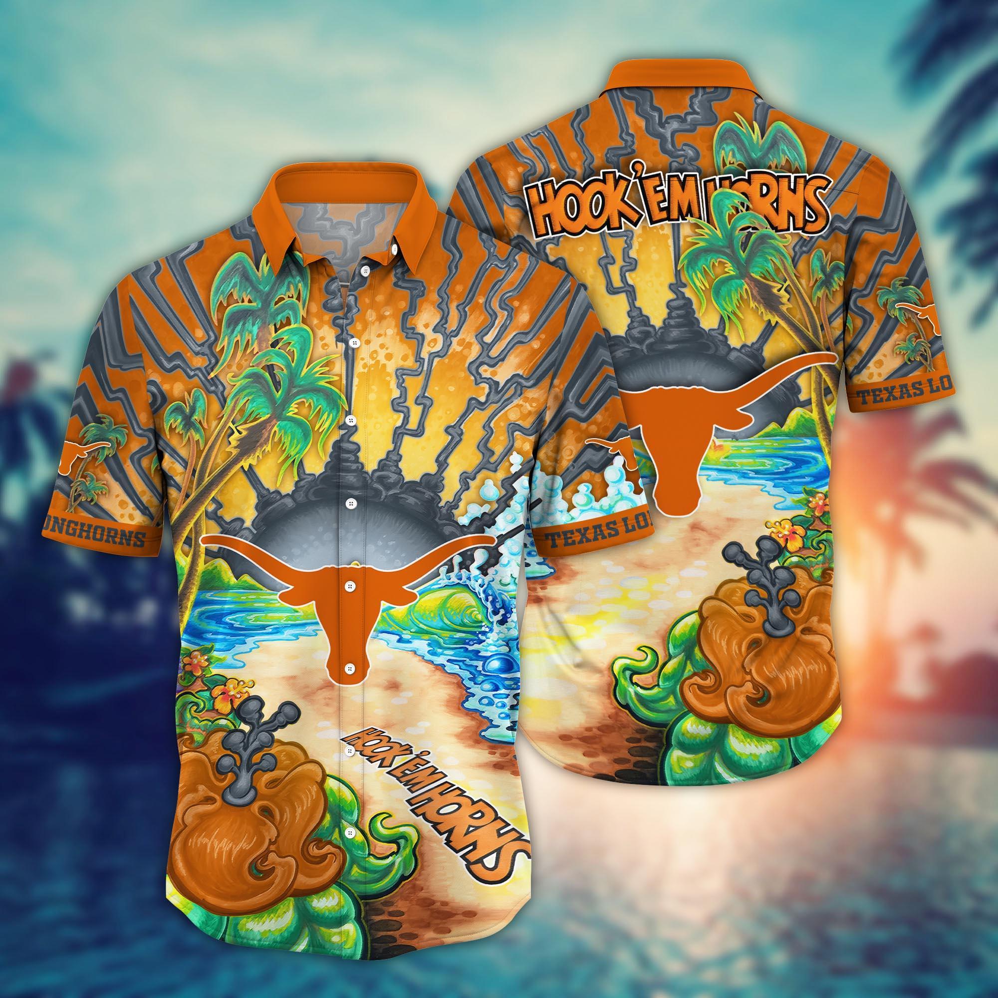 Texas Longhorns NCAA Flower Hawaii Shirt For Fans Ver 20