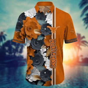 Texas Longhorns NCAA Flower Hawaii Shirt For Fans Ver 23