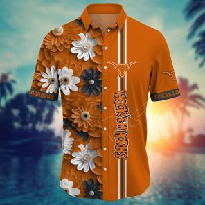 Texas Longhorns NCAA Flower Hawaii Shirt For Fans Ver 25