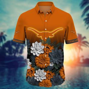 Texas Longhorns NCAA Flower Hawaii Shirt For Fans Ver 26