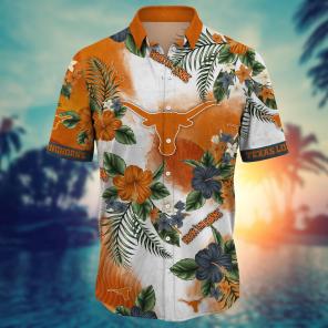 Texas Longhorns NCAA Flower Hawaii Shirt For Fans Ver 28