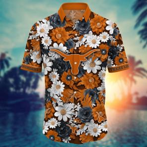 Texas Longhorns NCAA Flower Hawaii Shirt For Fans Ver 3