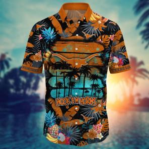 Texas Longhorns NCAA Flower Hawaii Shirt For Fans Ver 32