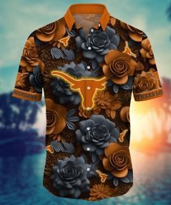 Texas Longhorns NCAA Flower Hawaii Shirt For Fans Ver 34