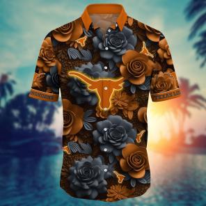Texas Longhorns NCAA Flower Hawaii Shirt For Fans Ver 34