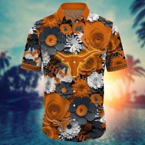 Texas Longhorns NCAA Flower Hawaii Shirt For Fans Ver 35