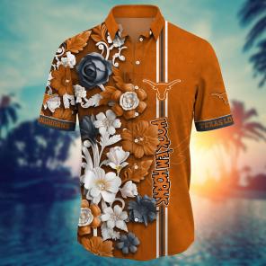 Texas Longhorns NCAA Flower Hawaii Shirt For Fans Ver 37