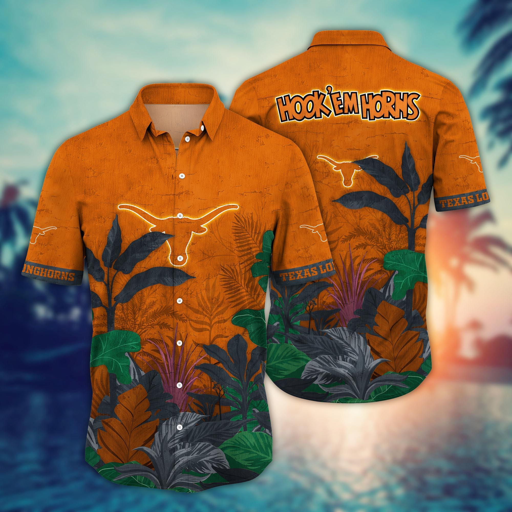 Texas Longhorns NCAA Flower Hawaii Shirt For Fans Ver 5