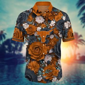 Texas Longhorns NCAA Flower Hawaii Shirt For Fans Ver 6