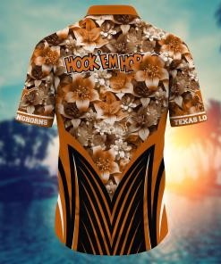 Texas Longhorns NCAA Hawaiian Shirt, Aloha Shirt Style 1