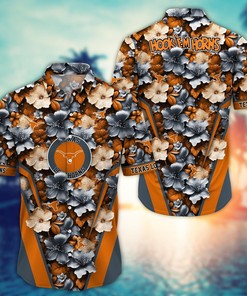 Texas Longhorns NCAA Hawaiian Shirt, Aloha Shirt Style 2