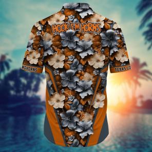 Texas Longhorns NCAA Hawaiian Shirt, Aloha Shirt Style 2