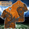 Texas Longhorns NCAA US Flag Flower Hawaii Shirt For Fans