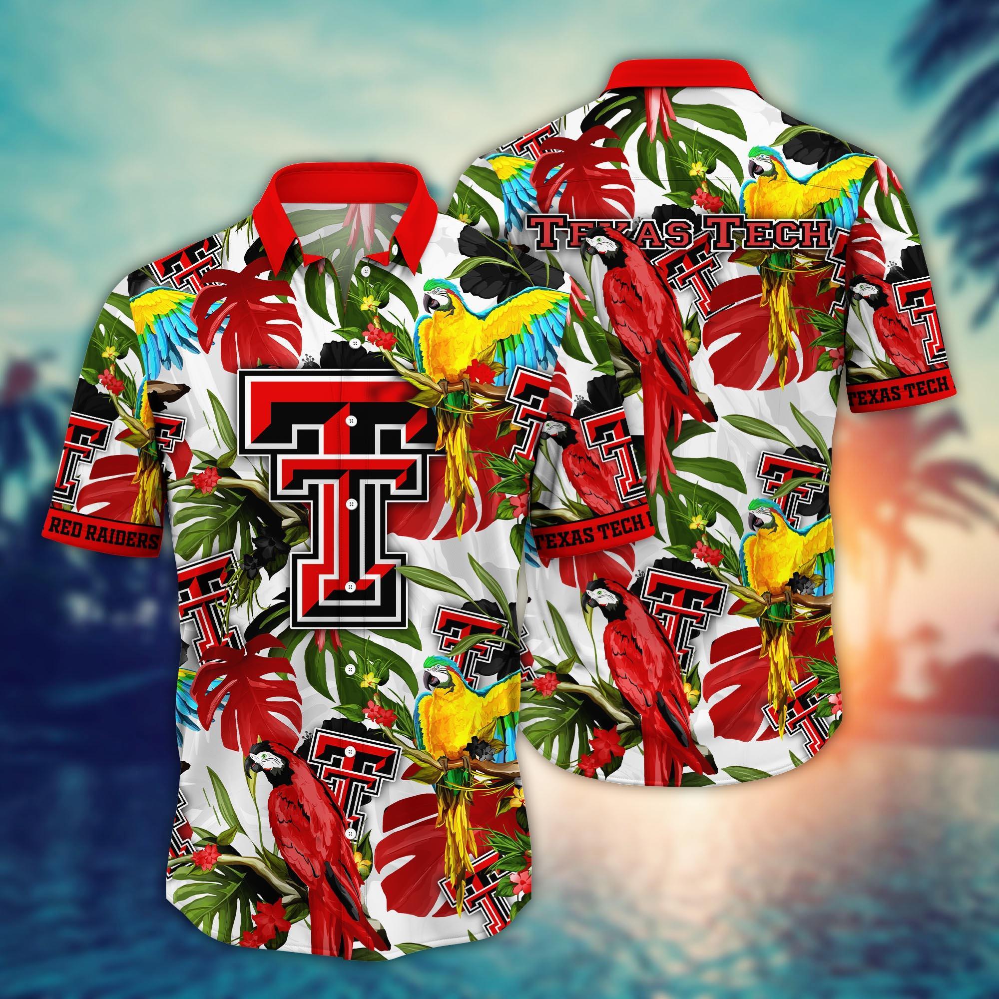 Texas Tech Red Raiders NCAA Flower Hawaii Shirt For Fans Style 1
