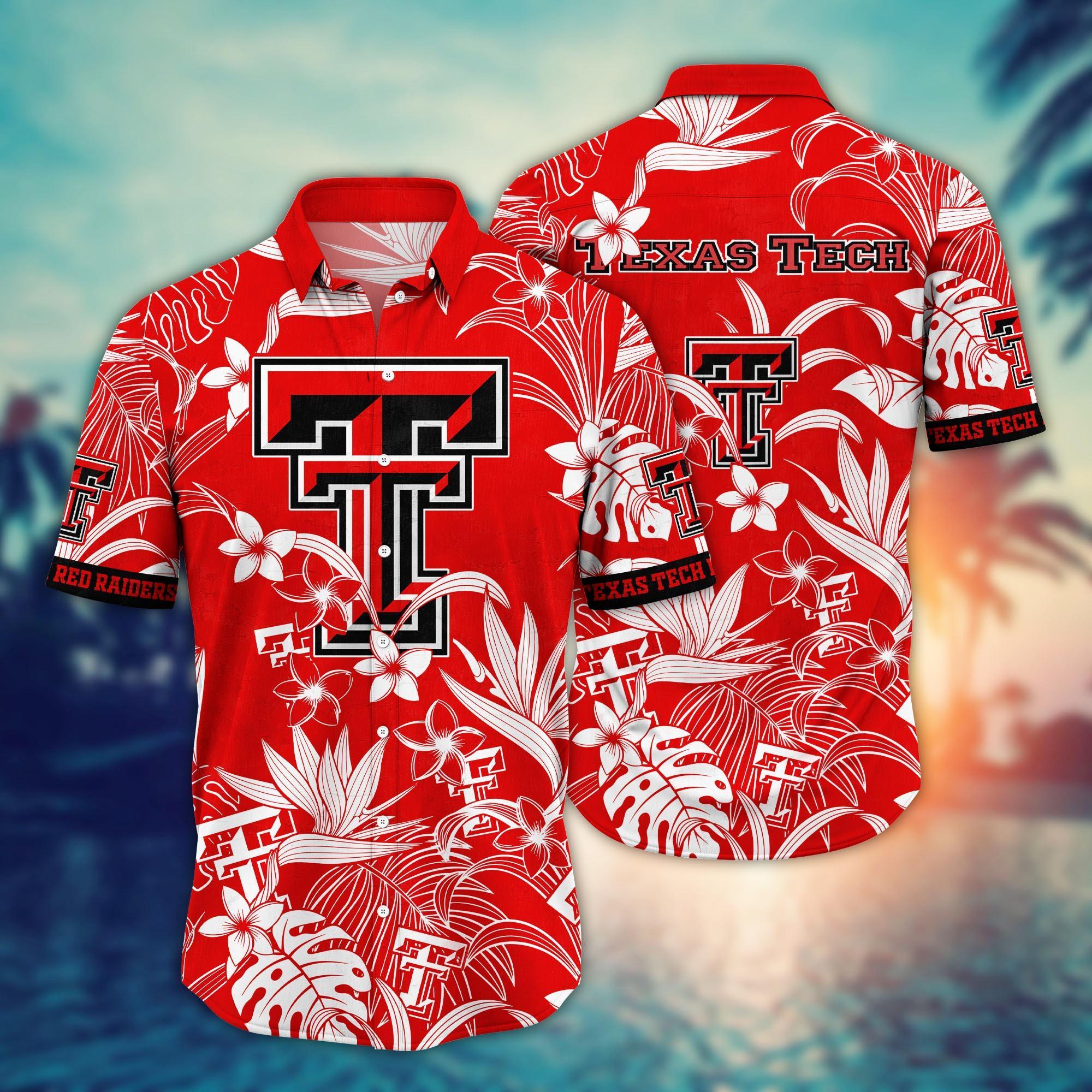 Texas Tech Red Raiders NCAA Flower Hawaii Shirt For Fans Style 14