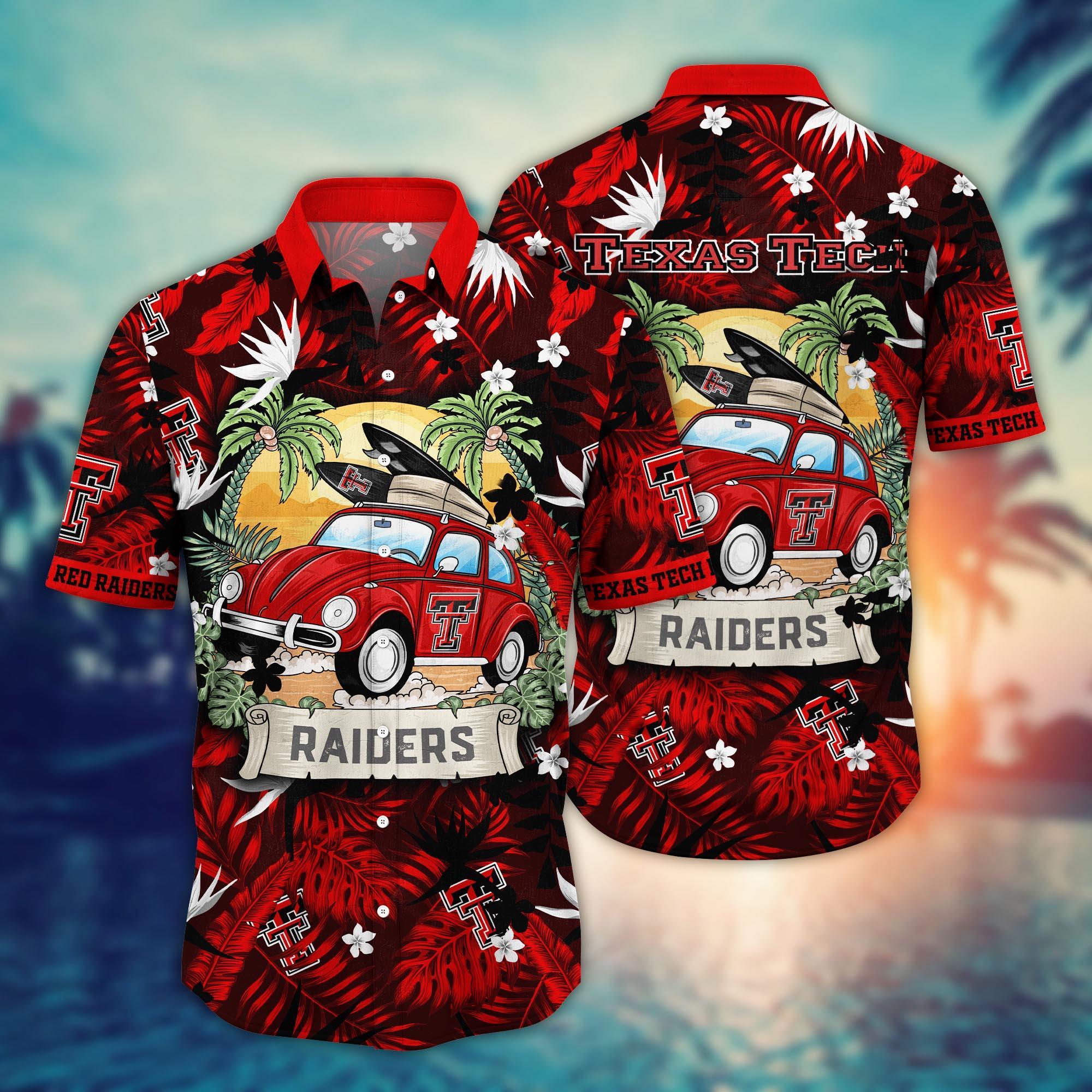 Texas Tech Red Raiders NCAA Flower Hawaii Shirt For Fans Style 2