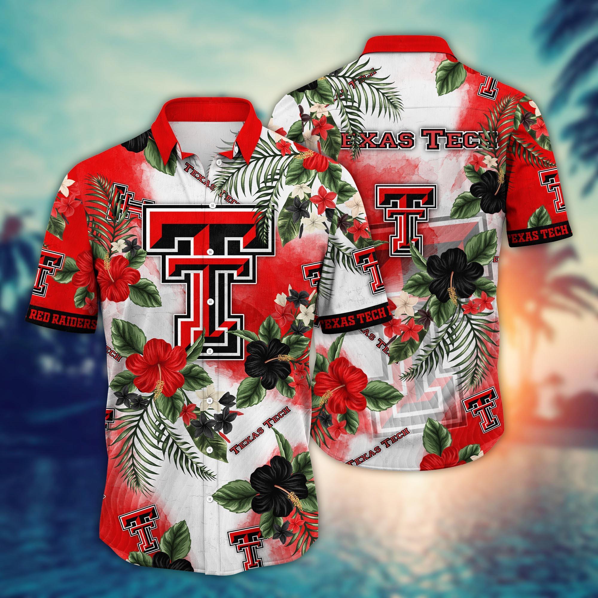 Texas Tech Red Raiders NCAA Flower Hawaii Shirt For Fans Style 28